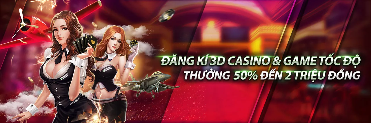 Banner quảng cáo khuyến mãi 68Wim cho casino trực tuyến